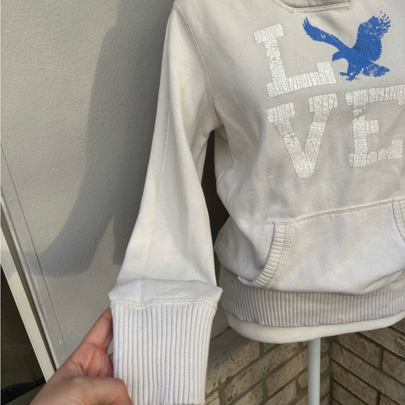 American Eagle Y2K 2000s “LOVE” Hoodie - Picture 4 of 7